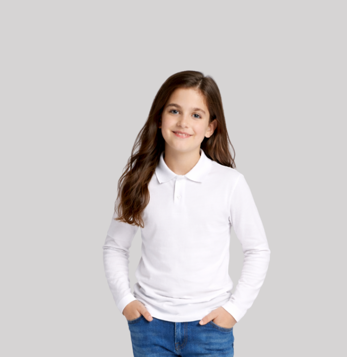 Long-Sleeve Polo
